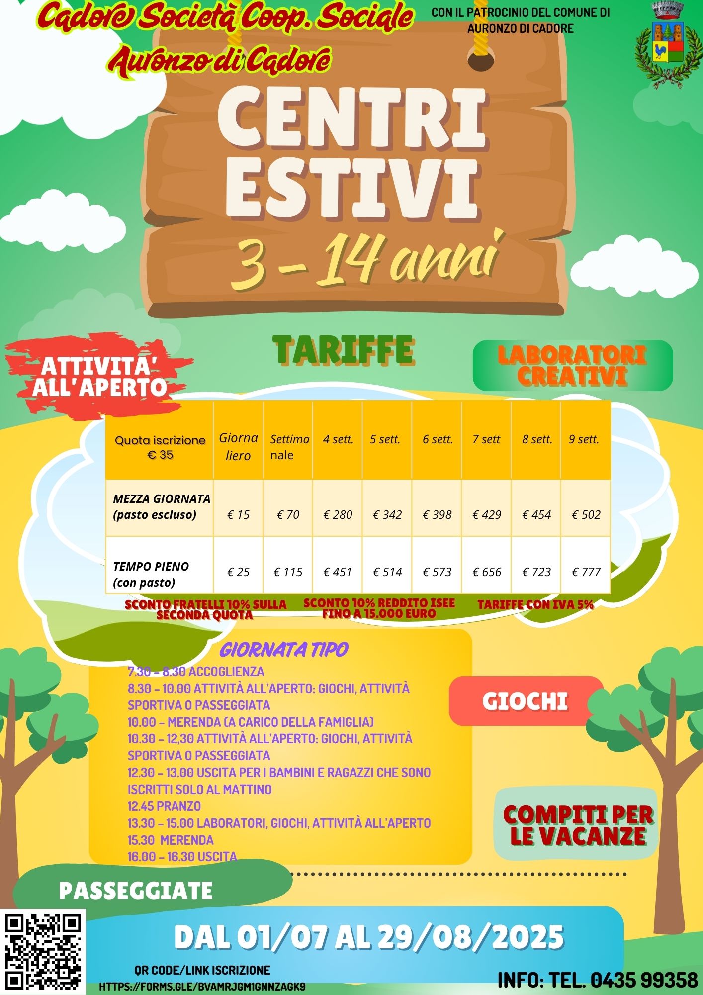 Centri estivi 2025